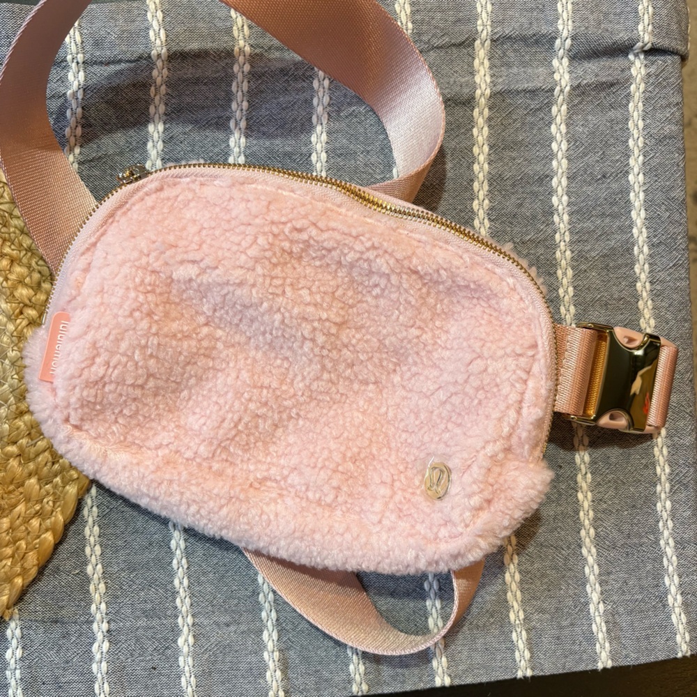 Lululemon Fleece Belt Bag Pink